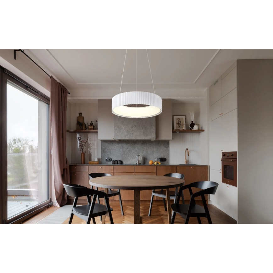 Globo - LED-riippuvalaisin vaijerilla LED/45W/230V 2700/4000/6000K Ø 46 cm valkoinen
