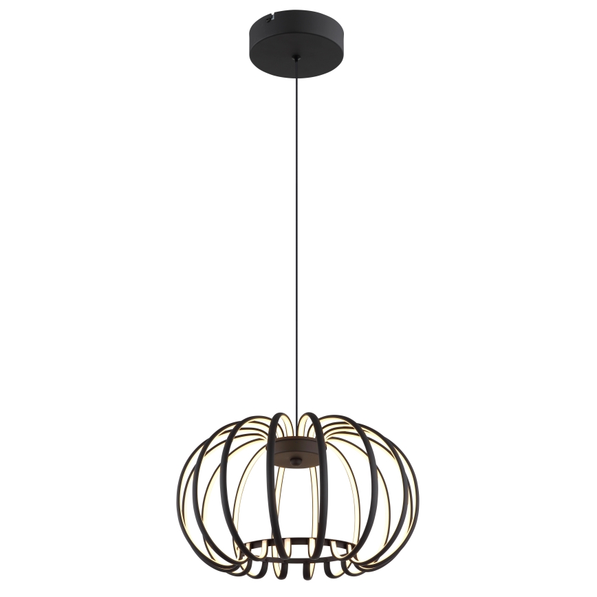 Globo - himmennettävä LED-riippuvalaisin vaijerilla LED/40W/230V 3000K musta