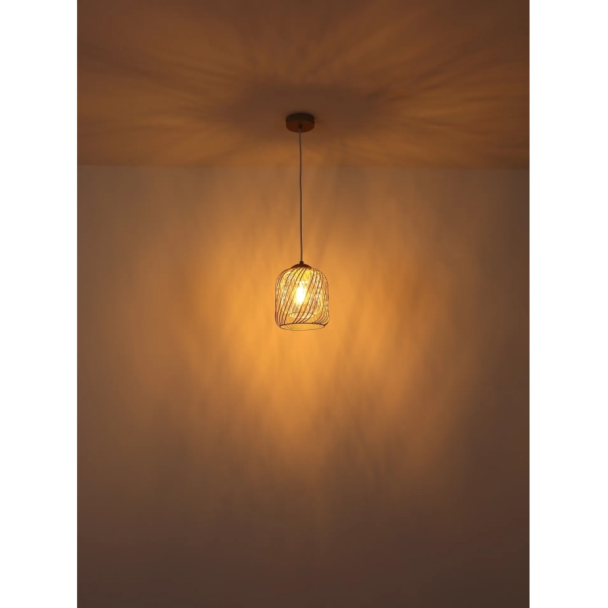 Globo - Riippuvalaisin johdolla 1xE27/40W/230V halkaisija 18 cm