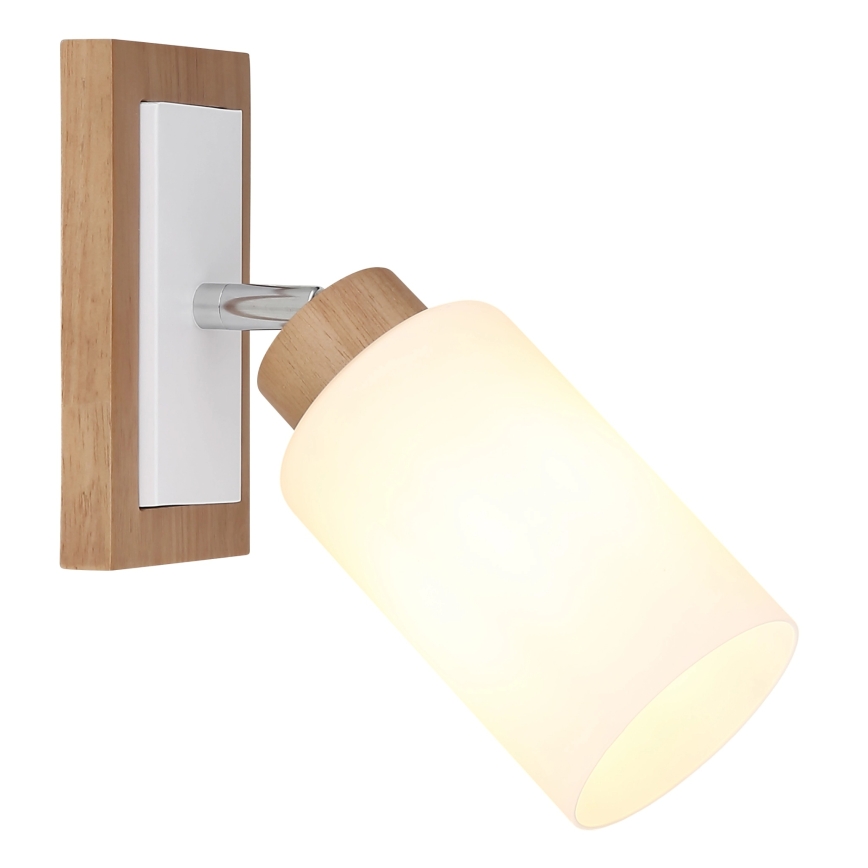 Globo - Seinään asennettava kohdevalaisin 1xE27/60W/230V beige/valkoinen