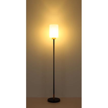 Globo - lattiavalaisin 1xE27/60W/230V musta/valkoinen