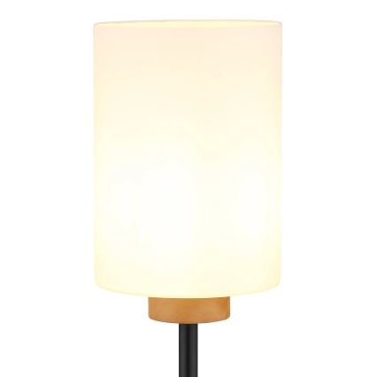 Globo - lattiavalaisin 1xE27/60W/230V musta/valkoinen