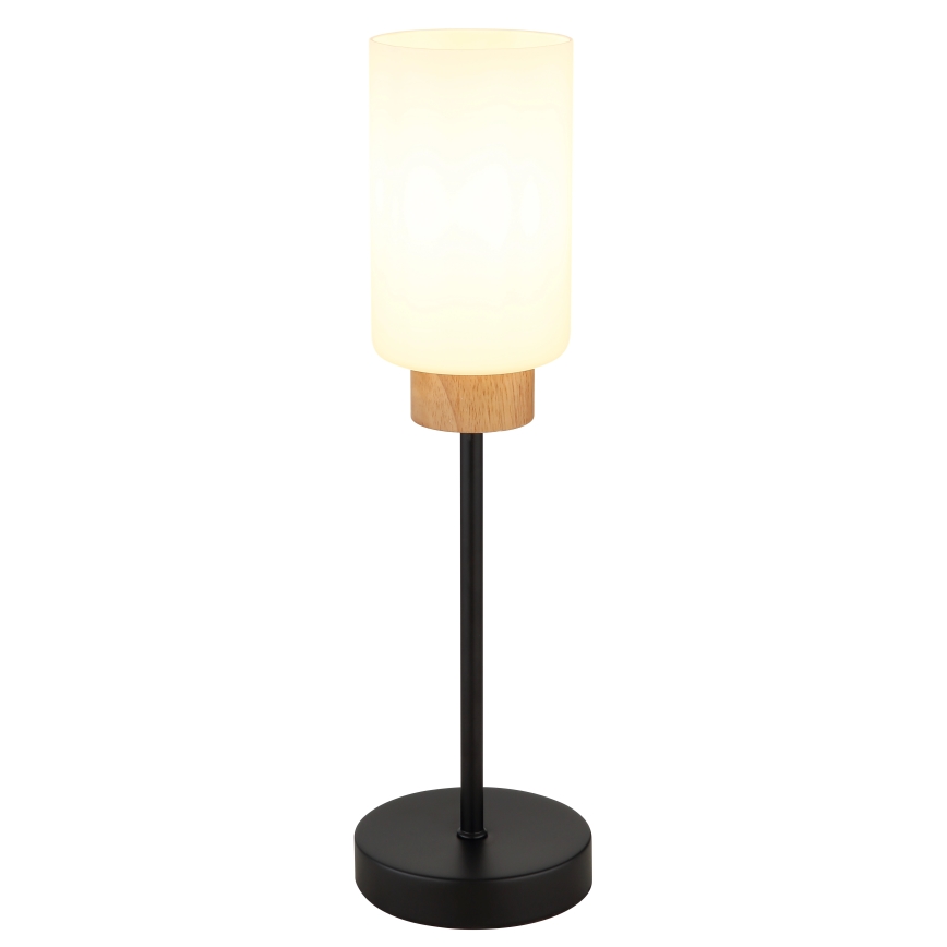 Globo - Pöytälamppu 1xE27/60W/230V musta/valkoinen
