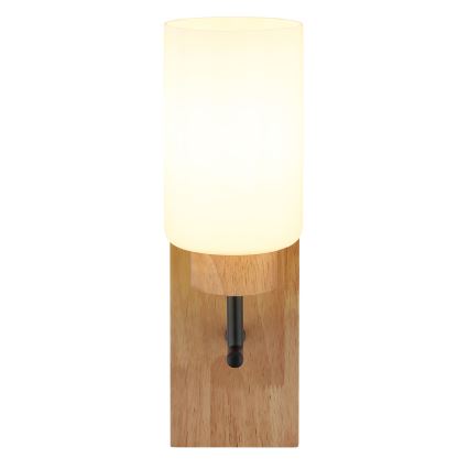 Globo - Seinävalaisin 1xE27/60W/230V beige/valkoinen