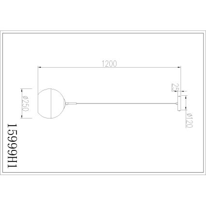 Globo - Riippuvalaisin johdolla 1xE27/60W/230V, halkaisija 25 cm