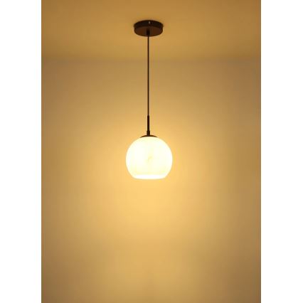 Globo - Riippuvalaisin vaijerilla 1xE27/60W/230V Ø 20 cm