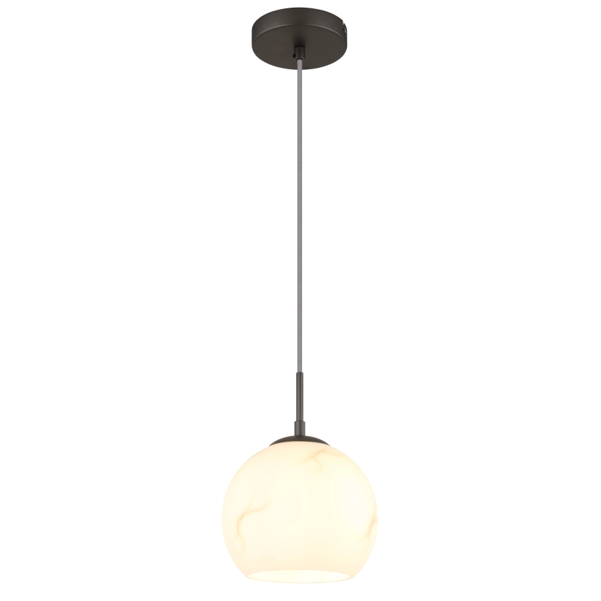 Globo - Riippuvalaisin vaijerilla 1xE27/60W/230V Ø 20 cm