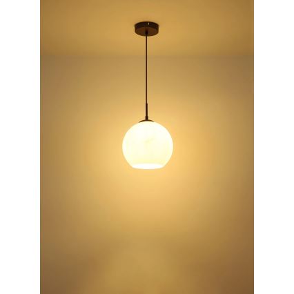 Globo - Riippuvalaisin vaijerilla 1xE27/60W/230V halkaisija 25 cm