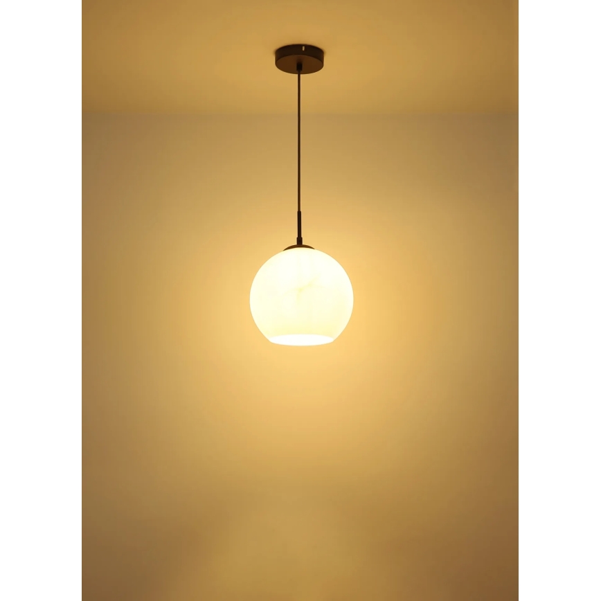 Globo - Riippuvalaisin vaijerilla 1xE27/60W/230V halkaisija 25 cm