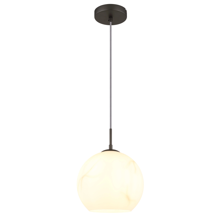 Globo - Riippuvalaisin vaijerilla 1xE27/60W/230V halkaisija 25 cm