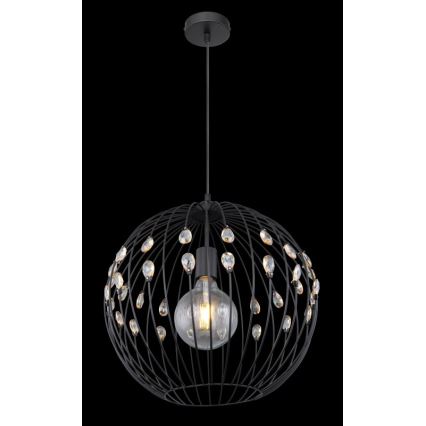 Globo - Riippuvalaisin vaijerilla 1xE27/60W/230V Ø 40 cm