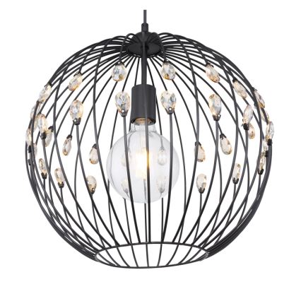 Globo - Riippuvalaisin vaijerilla 1xE27/60W/230V Ø 40 cm