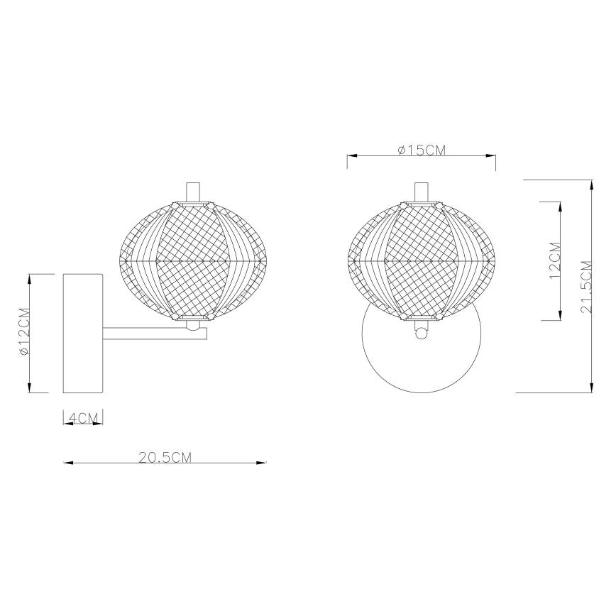 Globo - LED-seinävalaisin LED/7W/230V 3000/4500/6500K