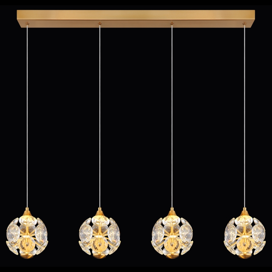 Globo - LED-riippuvalaisin vaijerilla LED/32W/230V 3000K kultainen