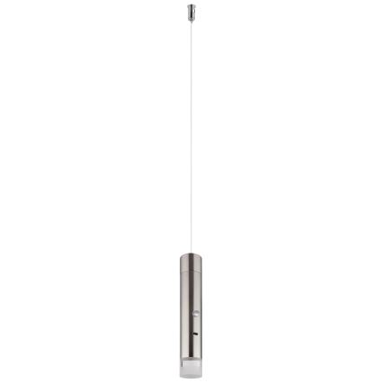 Globo – kosketusohjattu himmennettävä ladattava 2-in-1 LED-valaisin LED/2W/230/5V mattakromi