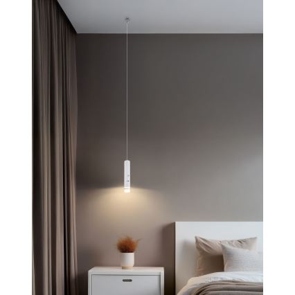 Globo - LED himmennettävä kosketusohjattu ladattava 2-in-1 valaisin LED/2W/230/5V valkoinen