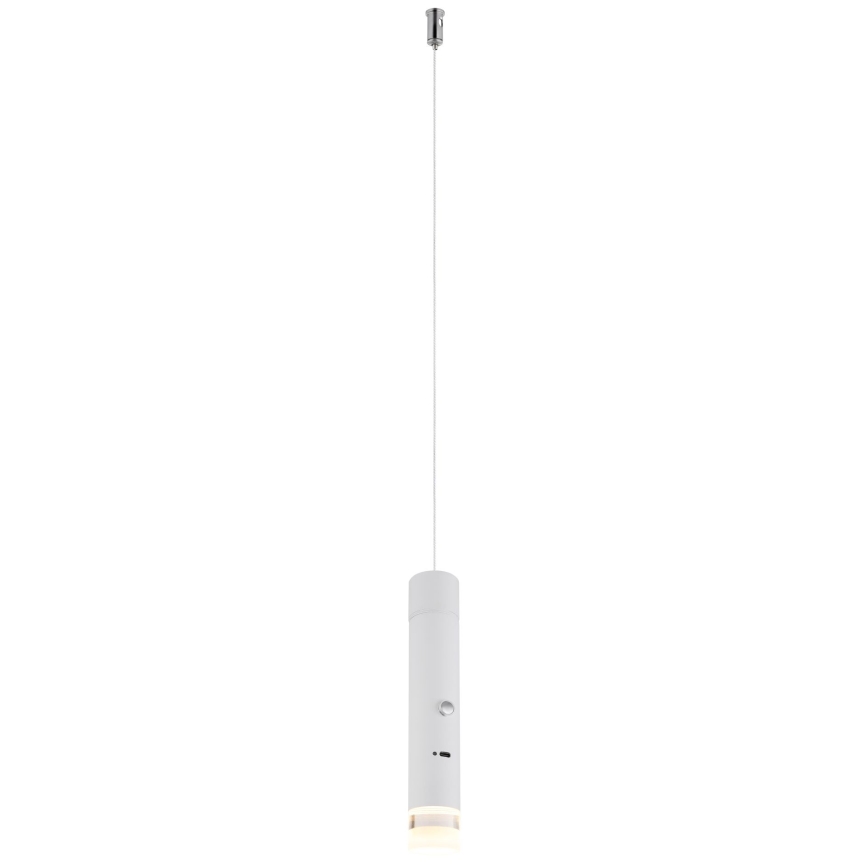 Globo - LED himmennettävä kosketusohjattu ladattava 2-in-1 valaisin LED/2W/230/5V valkoinen