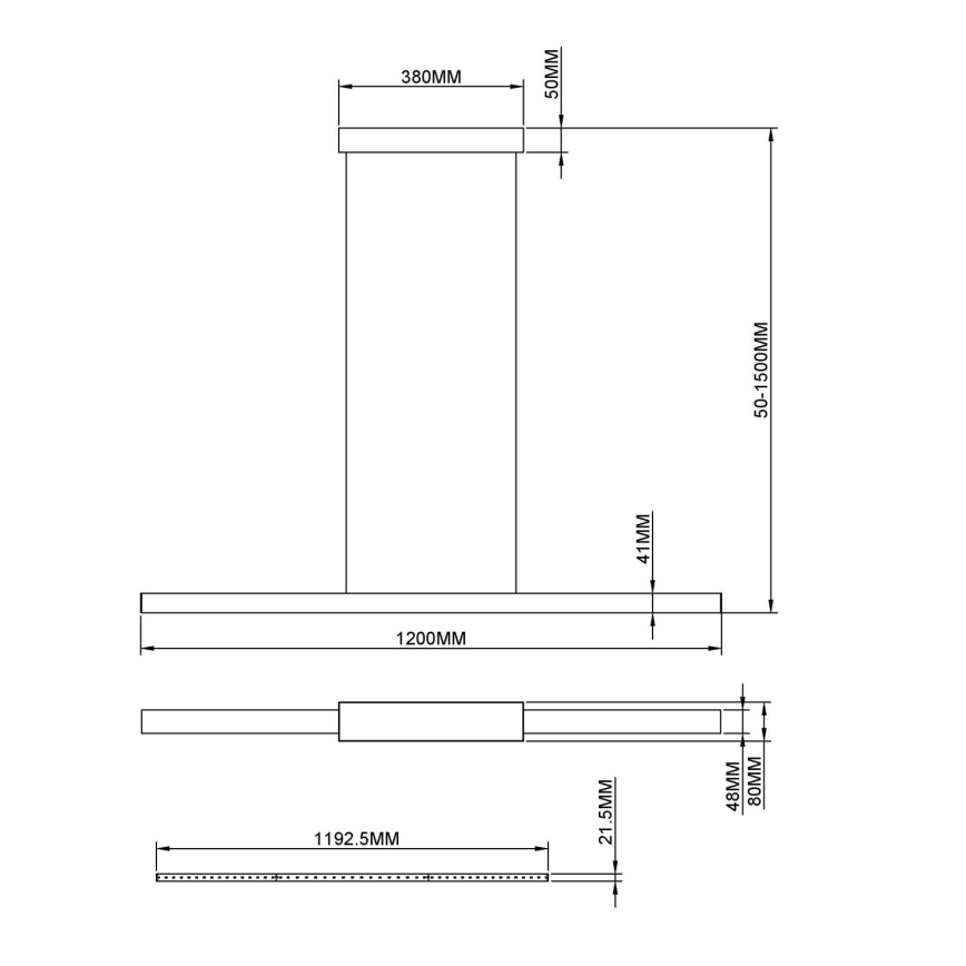 Globo - LED Riippuvalaisin vaijerilla LED/24W/230V 3000K