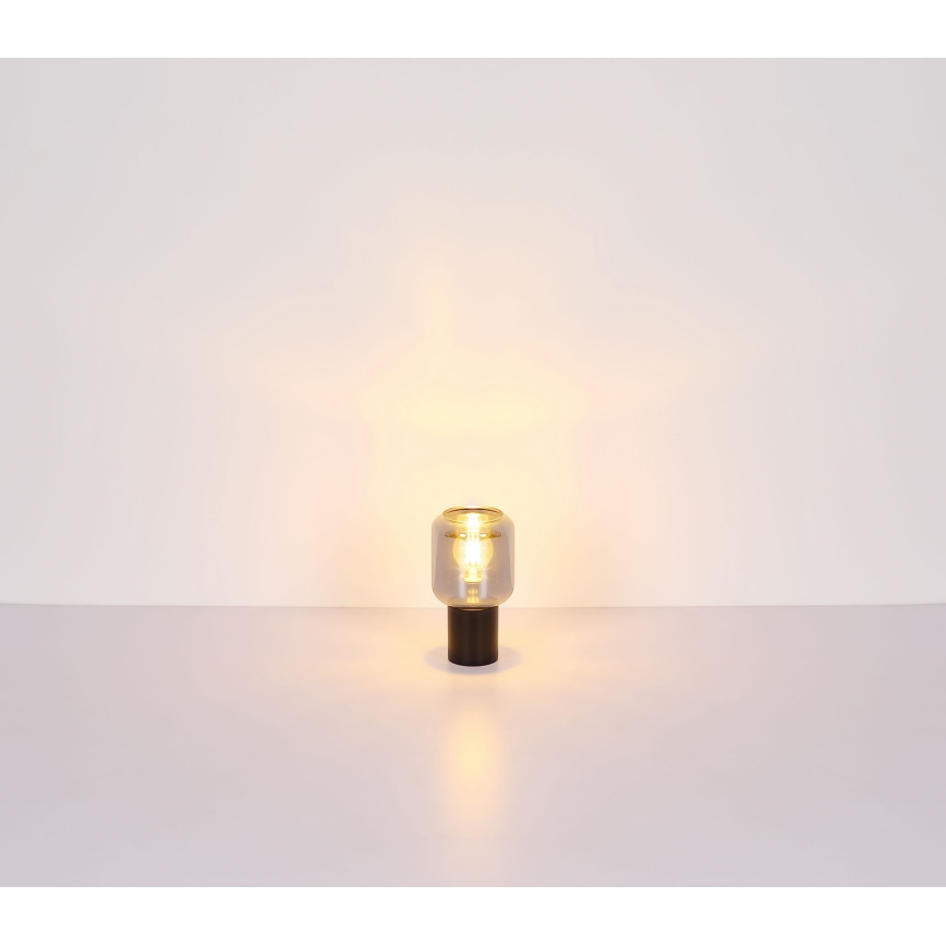 Globo - Pöytävalaisin 1xE27/40W/230V musta