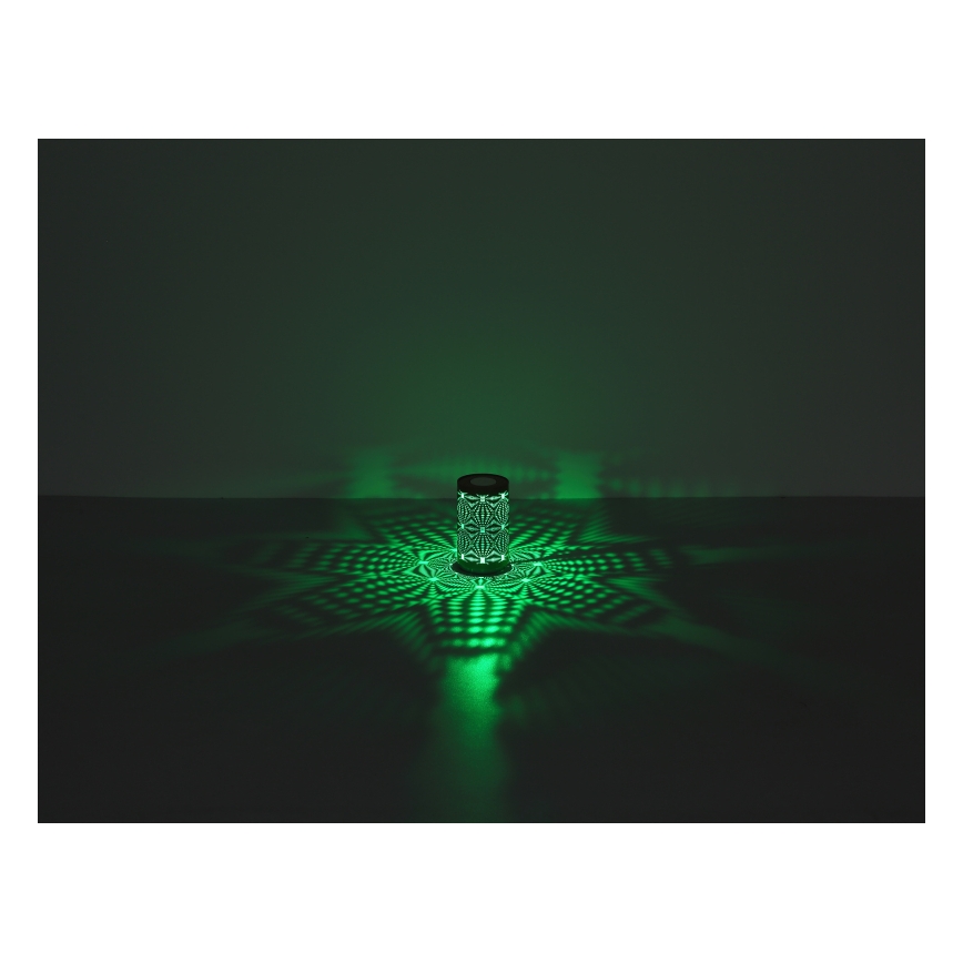 Globo - LED RGB kosketuksella ladattava pöytävalaisin LED/1W/5V 500 mAh ruskea