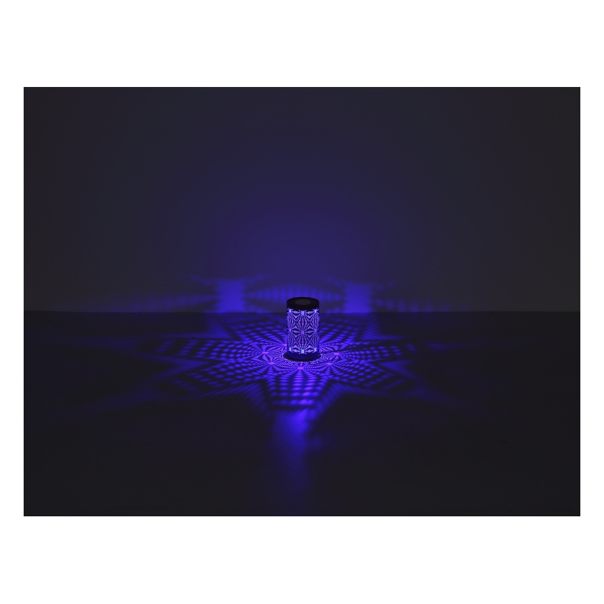 Globo - LED RGB kosketuksella ladattava pöytävalaisin LED/1W/5V 500 mAh ruskea