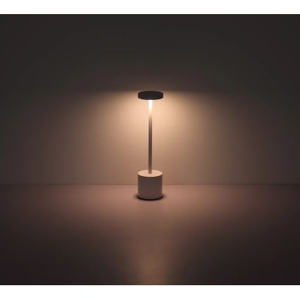 Globo - LED himmennettävä kosketuspöytävalaisin LED/1,2W/3,7V 2000K/3500K/7000K 1200 mAh USB valkoinen