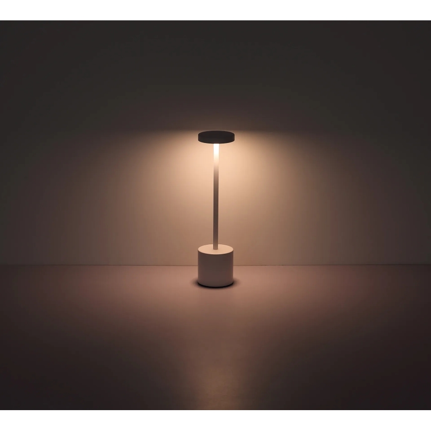 Globo - LED himmennettävä kosketuspöytävalaisin LED/1,2W/3,7V 2000K/3500K/7000K 1200 mAh USB valkoinen