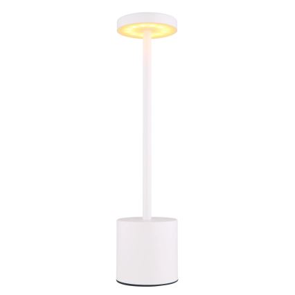 Globo - LED himmennettävä kosketuspöytävalaisin LED/1,2W/3,7V 2000K/3500K/7000K 1200 mAh USB valkoinen