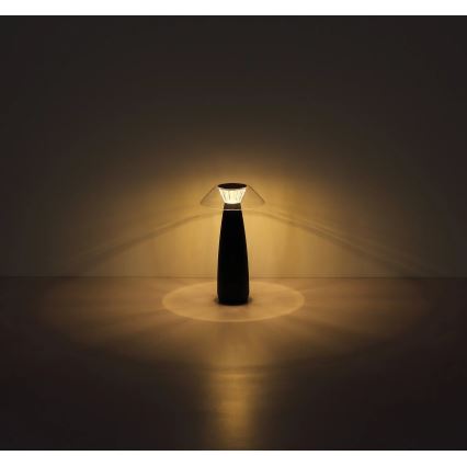 Globo - LED Himmennettävä ladattava kosketuspöytävalaisin LED/1W/3,7V 3000K 1200mAh musta