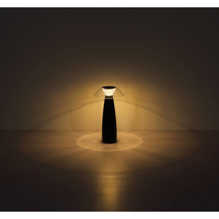 Globo - LED Himmennettävä ladattava kosketuspöytävalaisin LED/1W/3,7V 3000K 1200mAh musta