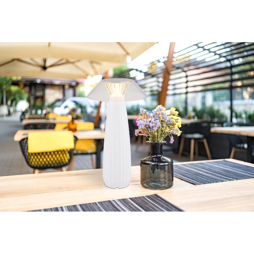 Globo - LED Himmennettävä ladattava kosketuspöytävalaisin LED/1W/3,7V 3000K 1200mAh valkoinen