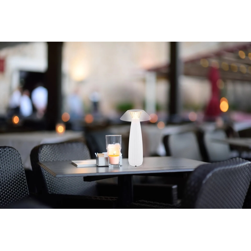 Globo - LED Himmennettävä ladattava kosketuspöytävalaisin LED/1W/3,7V 3000K 1200mAh valkoinen