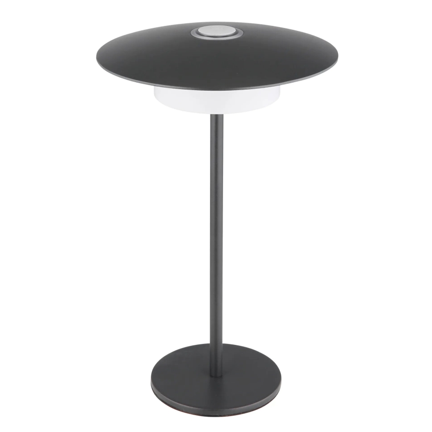 Globo - LED Ulkokäyttöön tarkoitettu ladattava kosketusohjattu pöytävalaisin LED/3W/3,7V 1800/2700/3000K IP44 1800 mAh harmaa