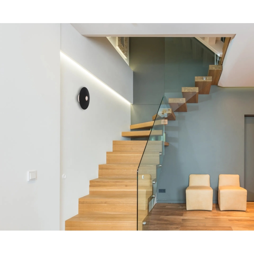 Globo - LED-ulkovalaisin ladattavalla kosketuspöytävalolla LED/3W/3,7V 1800/2700/3000K IP44 1800 mAh musta