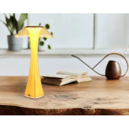 Globo - LED Himmennettävä ja ladattava pöytälamppu LED/2,5W/3,7V 1200mAh 2700K/4500K/6500K kulta