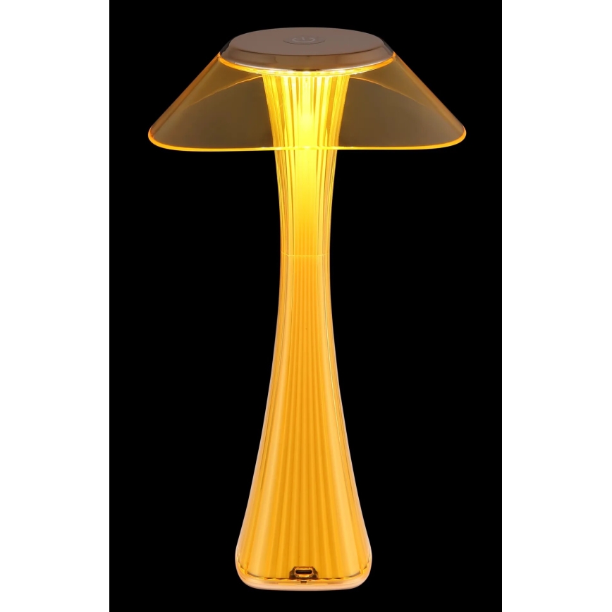 Globo - LED Himmennettävä ja ladattava pöytälamppu LED/2,5W/3,7V 1200mAh 2700K/4500K/6500K kulta