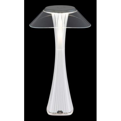 Globo - LED Himmennettävä ja ladattava pöytälamppu LED/2,5W/3,7V 1200mAh 2700K/4500K/6500K valkoinen