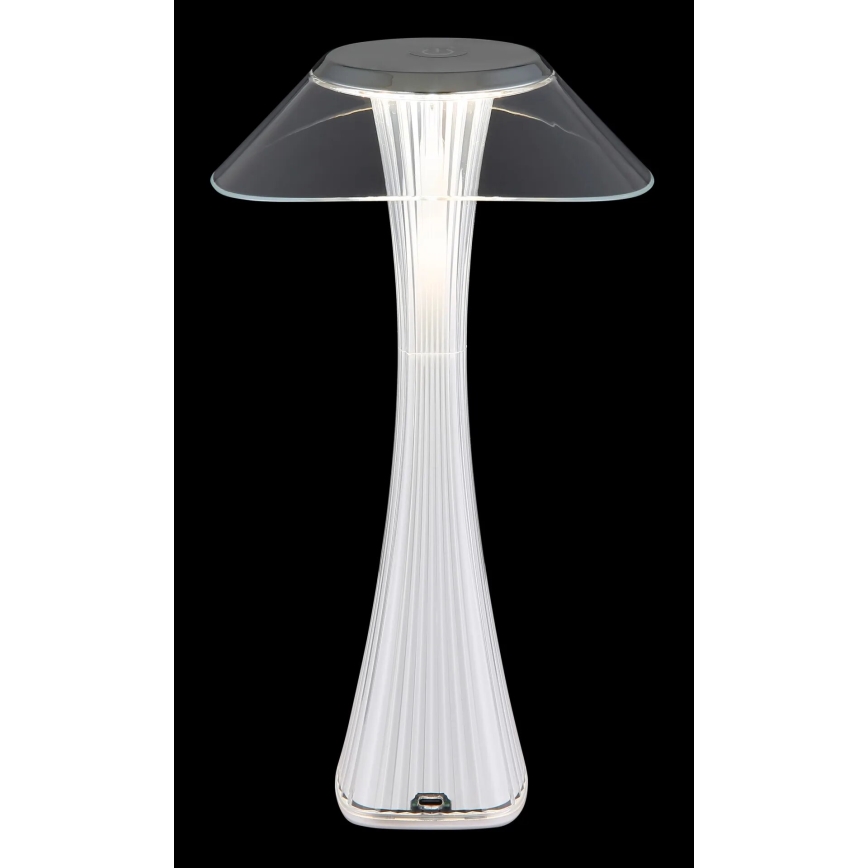 Globo - LED Himmennettävä ja ladattava pöytälamppu LED/2,5W/3,7V 1200mAh 2700K/4500K/6500K valkoinen