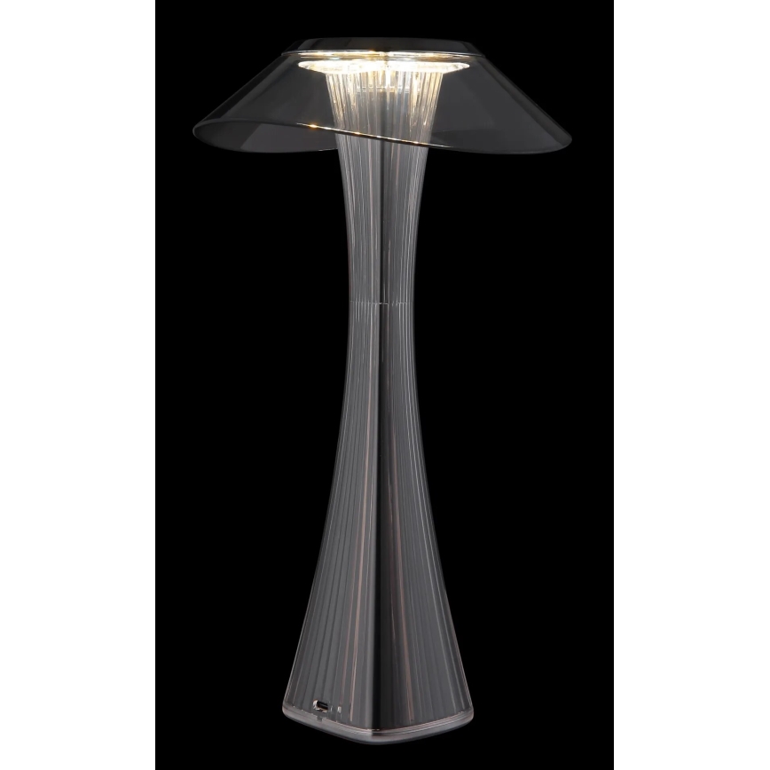 Globo - LED Himmennettävä ja ladattava pöytälamppu LED/2,5W/3,7V 1200mAh 2700K/4500K/6500K musta