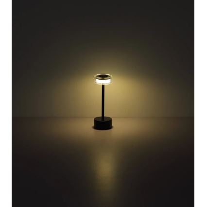 Globo - LED Himmennettävä ladattava kosketuspöytävalaisin LED/2,5W/3,7V 2700/4000/6500K 1800mAh musta