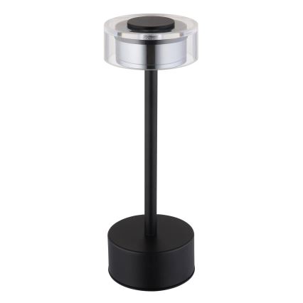 Globo - LED Himmennettävä ladattava kosketuspöytävalaisin LED/2,5W/3,7V 2700/4000/6500K 1800mAh musta