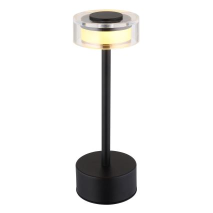 Globo - LED Himmennettävä ladattava kosketuspöytävalaisin LED/2,5W/3,7V 2700/4000/6500K 1800mAh musta