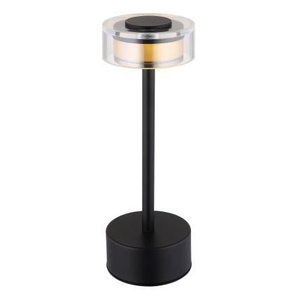 Globo - LED Himmennettävä ladattava kosketuspöytävalaisin LED/2,5W/3,7V 2700/4000/6500K 1800mAh musta