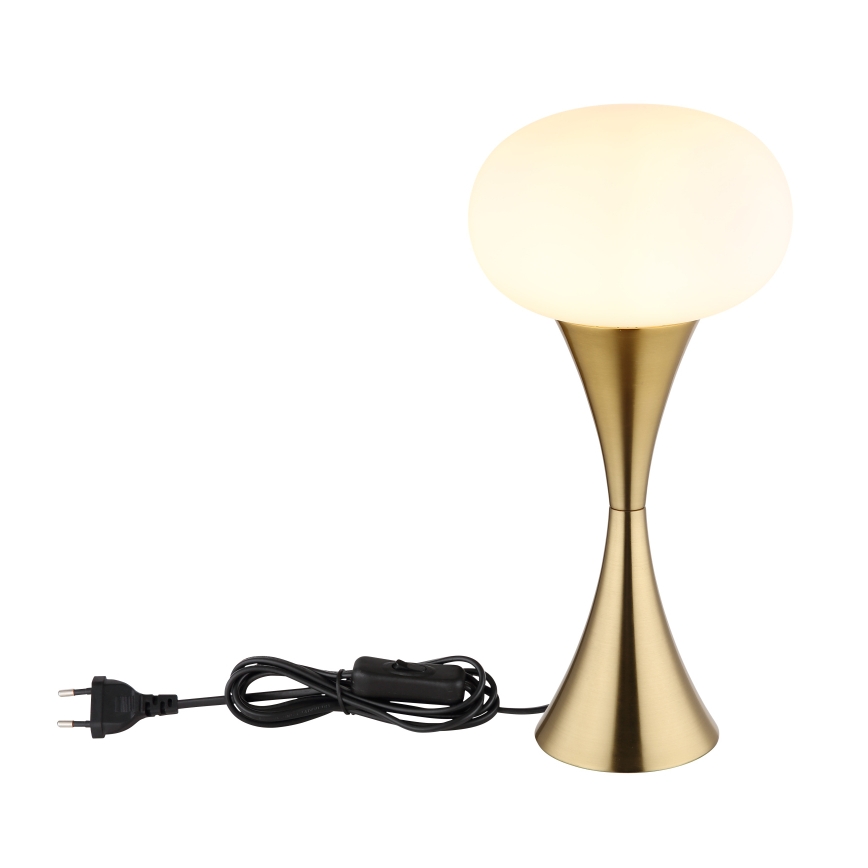 Globo - Kultainen pöytälamppu 1xE14/25W/230V