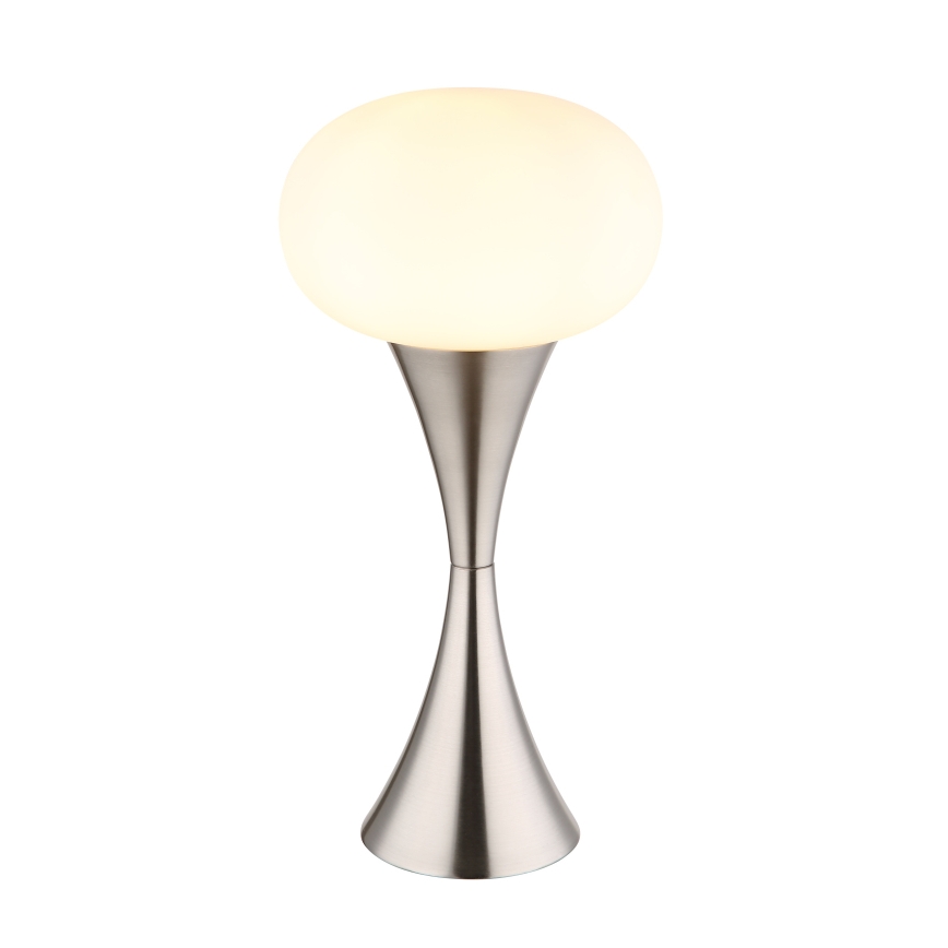 Globo - Pöytävalaisin 1xE14/25W/230V mattakromi