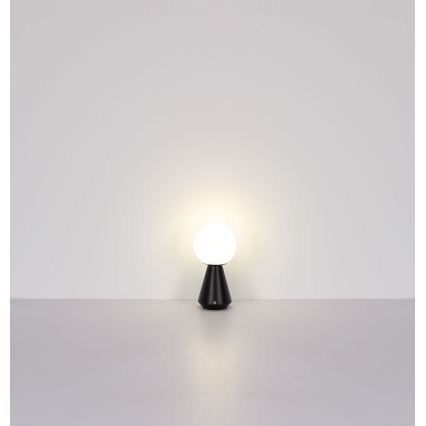 Globo - LED-säädettävä kosketuspöytävalaisin ulkokäyttöön LED/1,5W/5V 3000/4500/6500K 1800 mAh IP41 musta