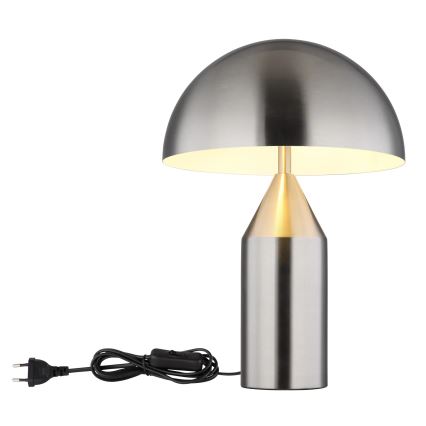 Globo - Pöytälamppu 2xE27/40W/230V mattakromi
