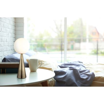 Globo - Pöytävalaisin 1xE27/40W/230V messinki