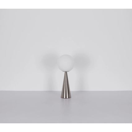 Globo - Pöytävalaisin 1xE27/40W/230V mattakromi