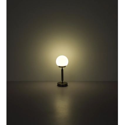 Globo - LED Himmennettävä ladattava kosketuspöytävalaisin LED/2,5W/5V 1800mAh 2700/4000/6500K antrasiitti